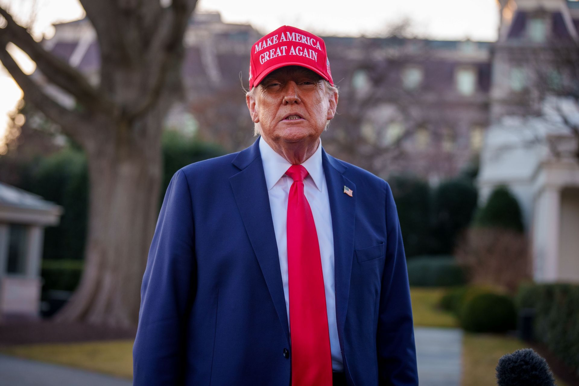 President Trump Departs White House For Florida - Source: Getty