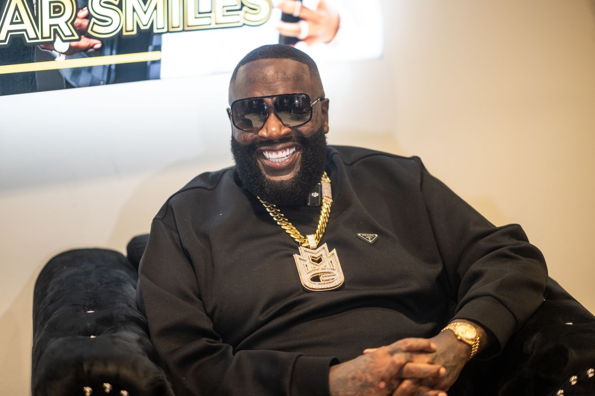 Rick Ross Attends Smiles By Mario Montoya Atlanta Grand Opening Reception - Source: Getty