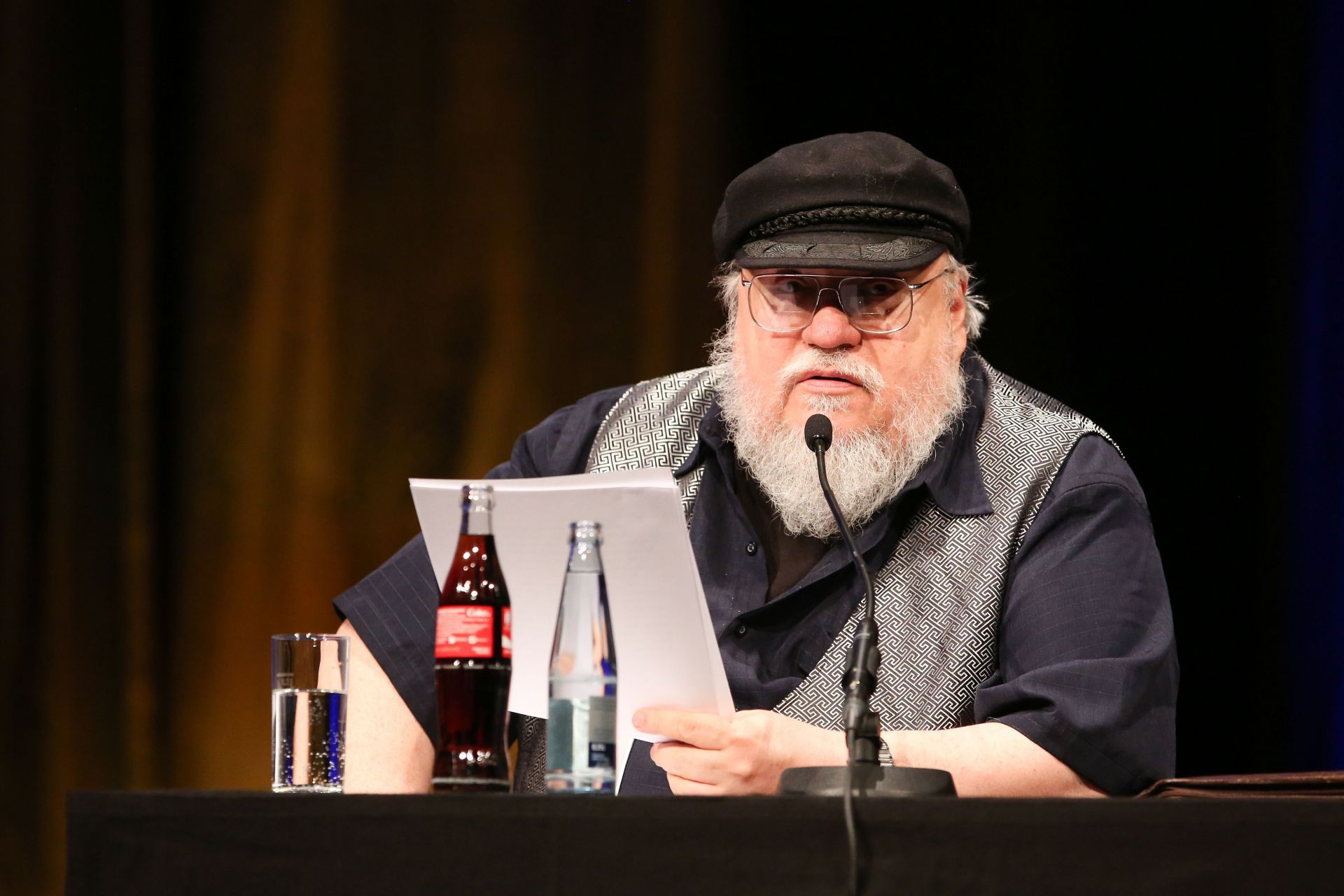 US novelist George R.R. Martin in Hamburg - Source: Getty