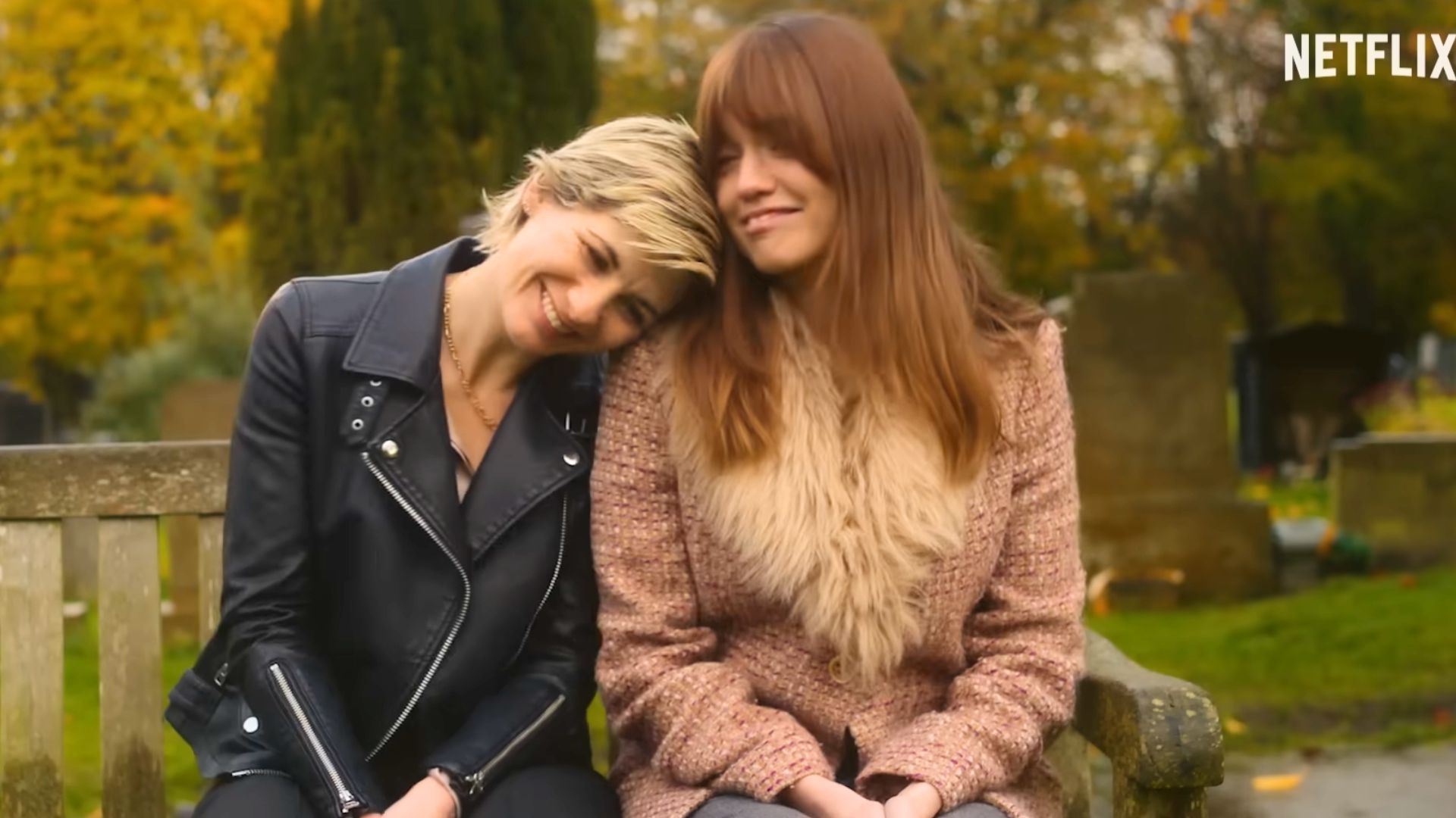 Jodie Whittaker with Aimee Lou Wood in Toxic Town | Image Via Netflix