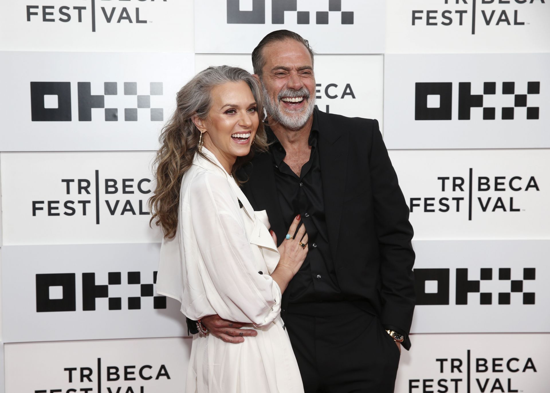 Hilarie Burton Morgan and Jeffrey Dean Morgan attend the &quot;The Walking Dead: Dead City&quot; Premiere during the 2023 Tribeca Festival at BMCC Theater on June 13, 2023 in New York City. Image via: Getty