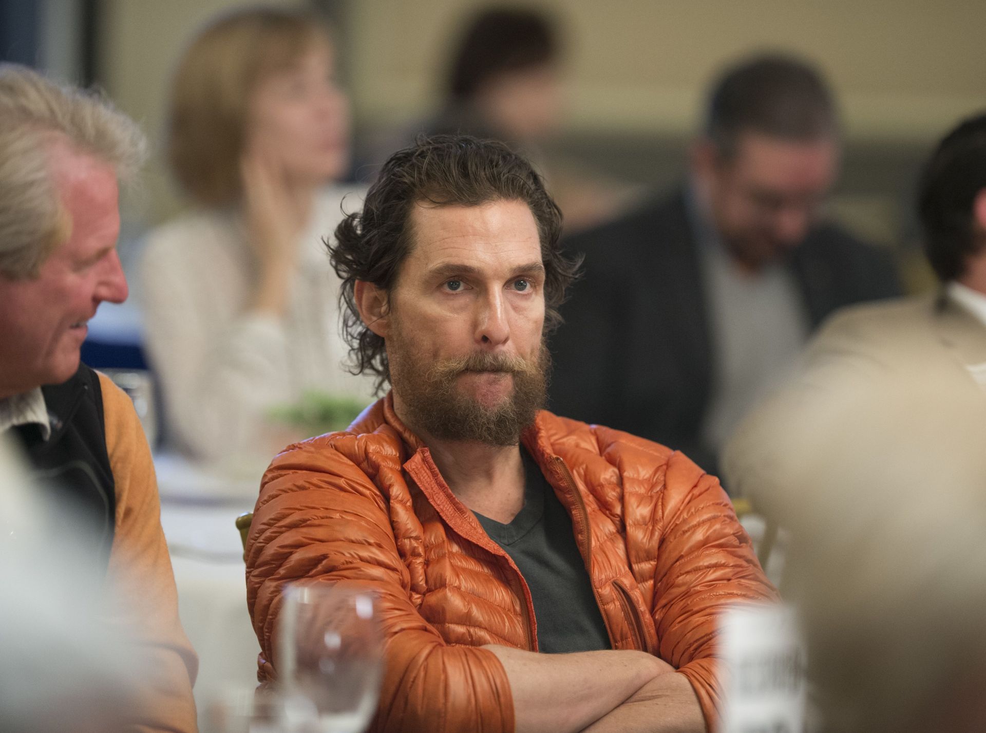 Matthew McConaughey at Texas Tribune forum - Source: Getty