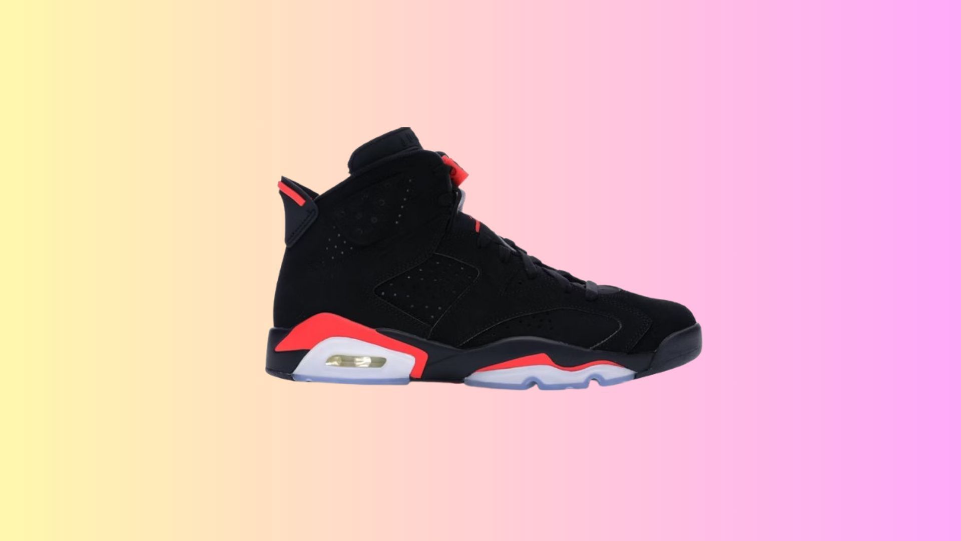 Air Jordan 6 Retro Black Infrared (2019) (Image via Stock X)