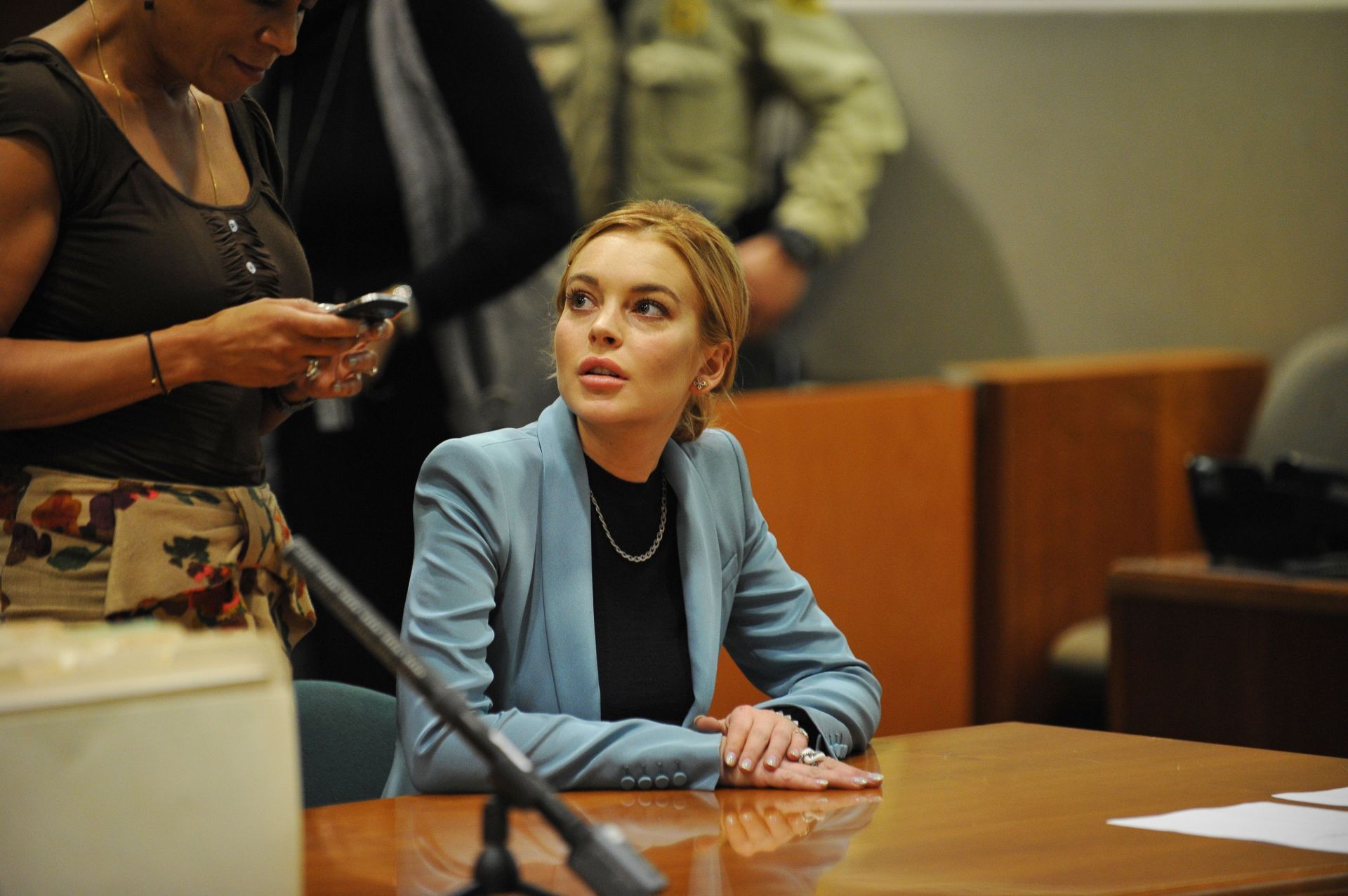 Lindsay Lohan Court Appearance - Source: Getty