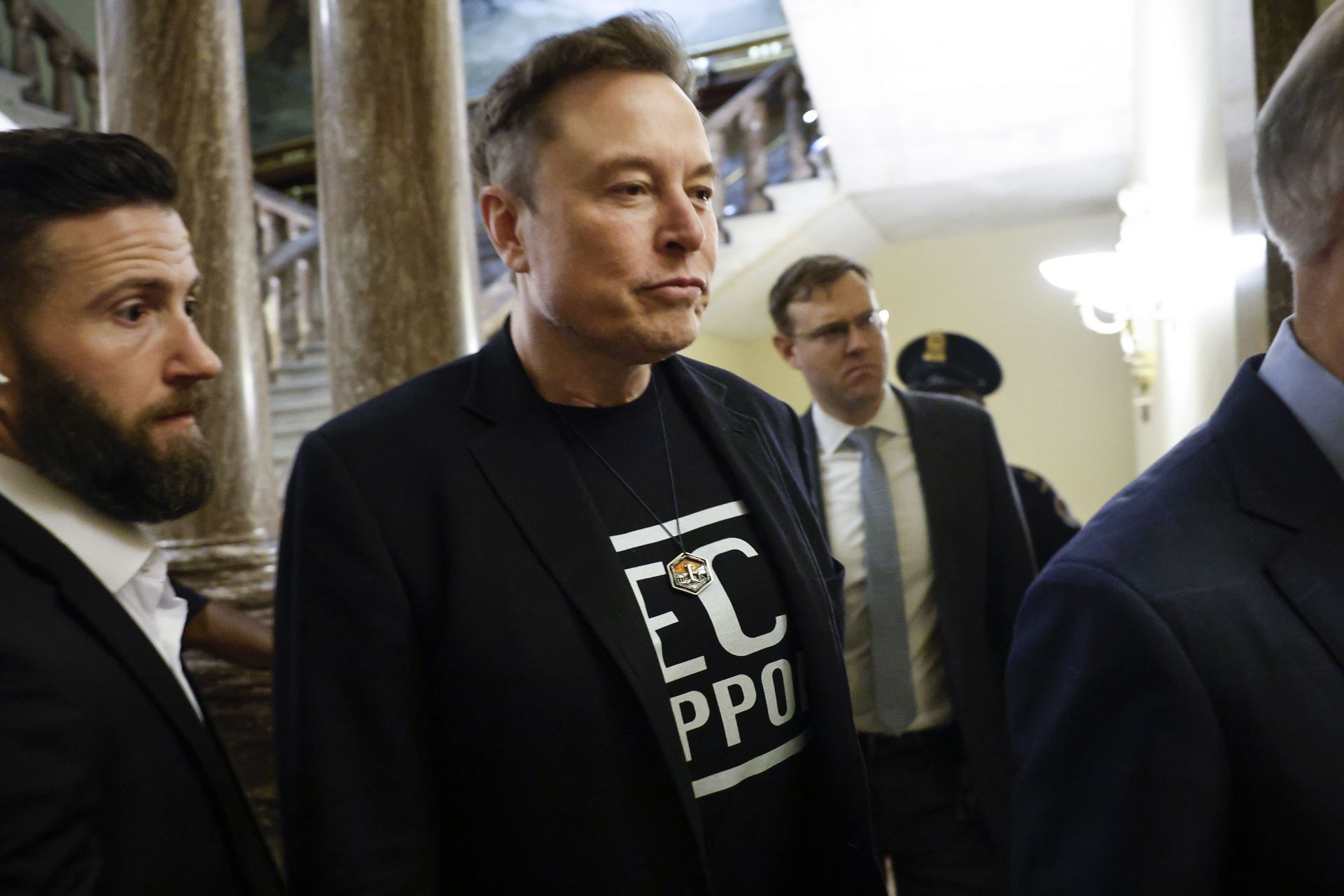 Elon Musk Meets With Republican Lawmakers On Capitol Hill - Source: Getty