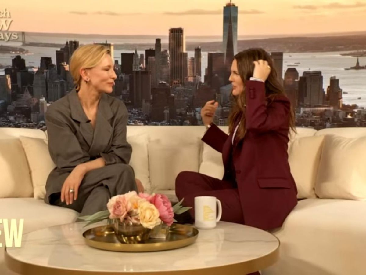 Cate Blanchett at The Drew Barrymore Show (Image via YouTube/The Drew Barrymore Show)