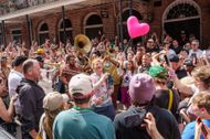 Ed Sheeran Popup Performance At French Quarter - Source: Getty