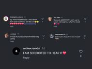 Fan reactions on Love In Real Life album completion (Image via Instagram/ @lizzobeeating)