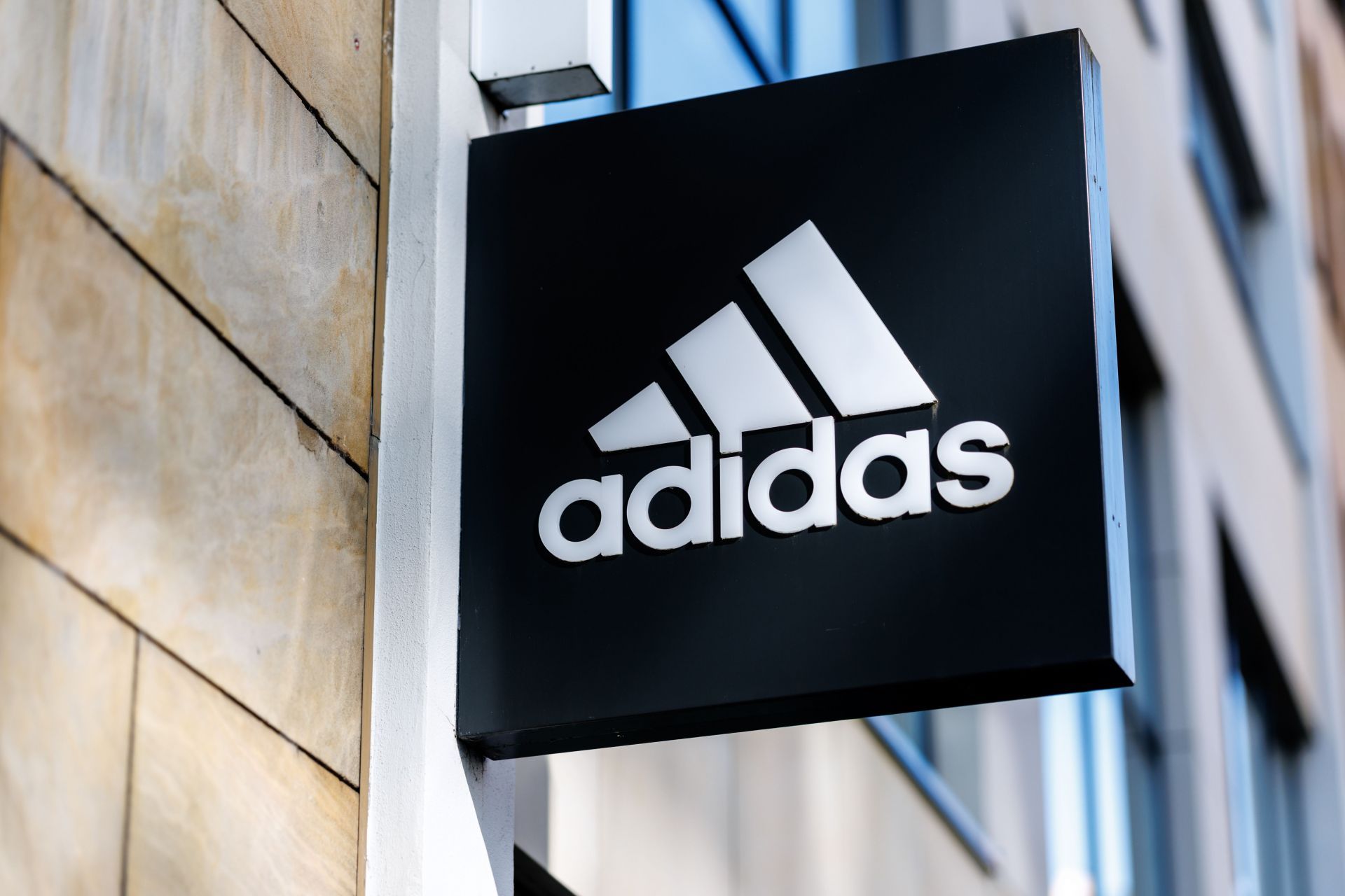 Emblem on an Adidas Store branch - Source: Getty