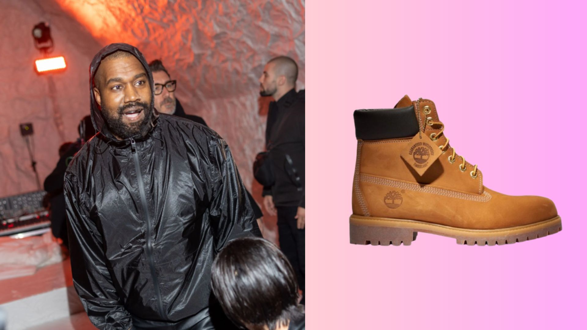 Internet reacts as Kanye West share his thoughts on shape and color of Timberland boots and Air Jordan 6 sneakers (Image via Getty/X/@kanyewest)