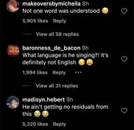 Fans react to NLE Choppa's rendition of Chris Brown's residuals (Image via Instagram/@theshaderoom)