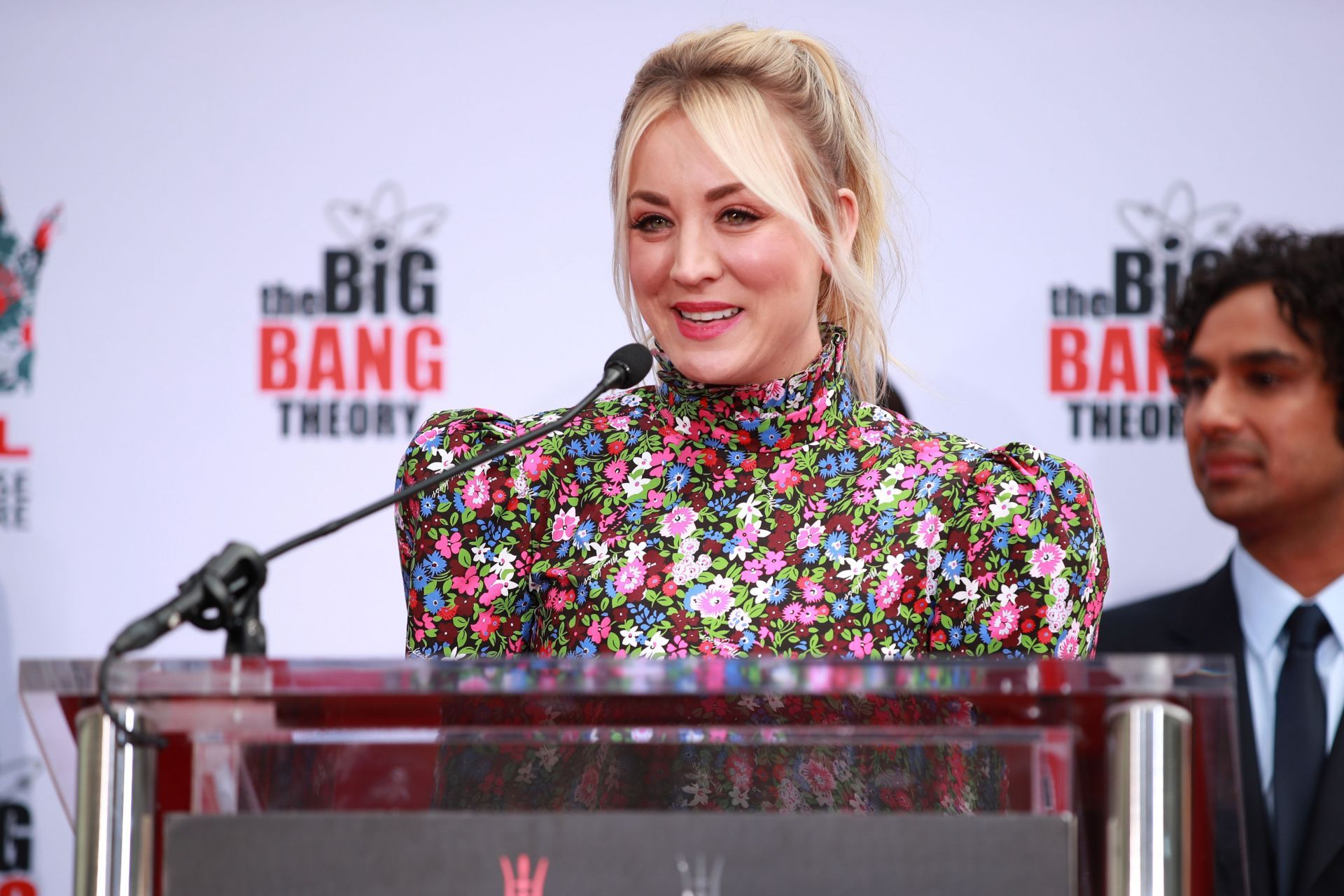 The Cast Of &quot;The Big Bang Theory&quot; Places Their Handprints In The Cement At The TCL Chinese Theatre IMAX Forecourt - Source: Getty