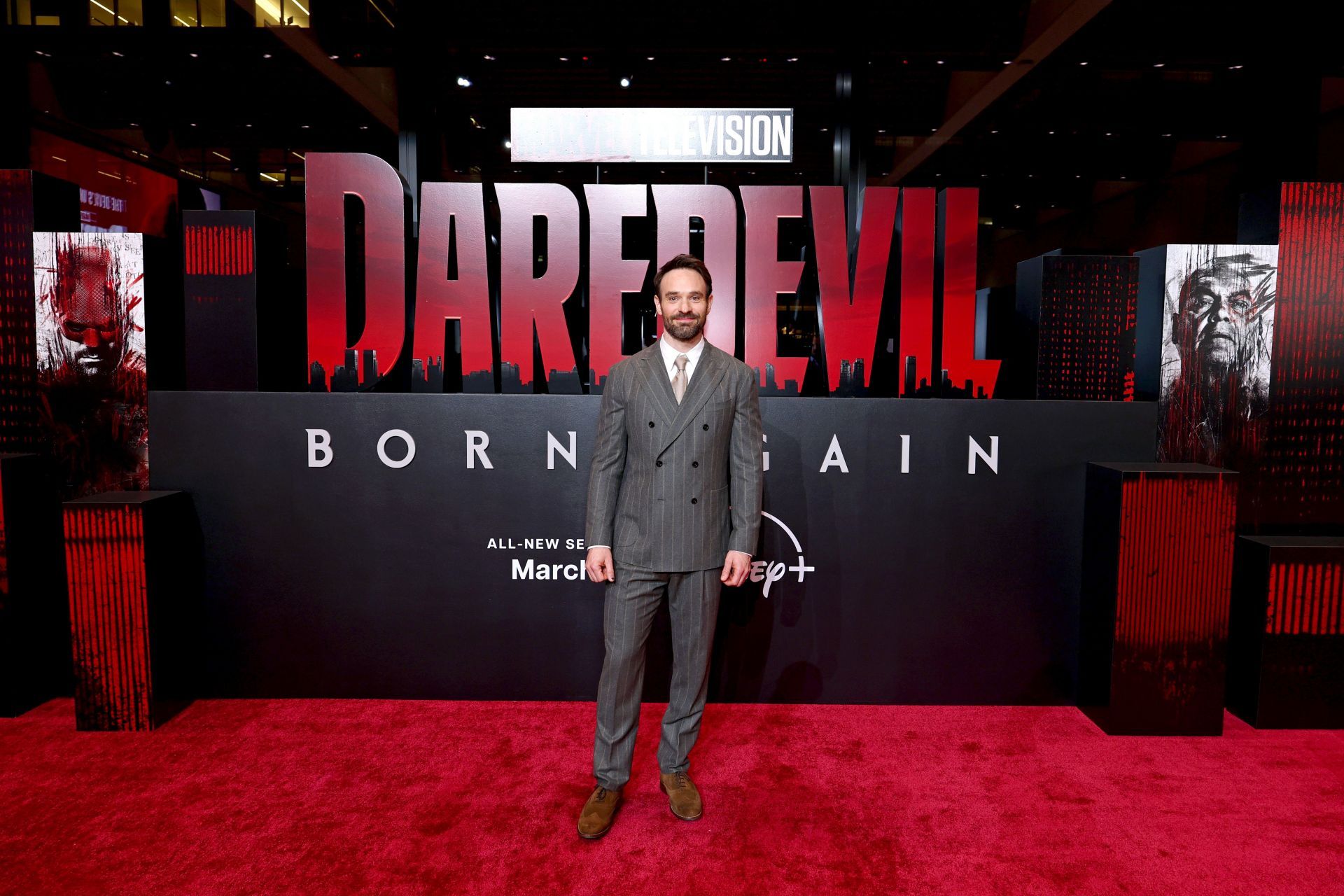 Charlie Cox (Matt Murdock/Daredevil) attends the Daredevil: Born Again red-carpet launch event at The Hudson Theater on February 24, 2025 in New York City. Image via: Getty