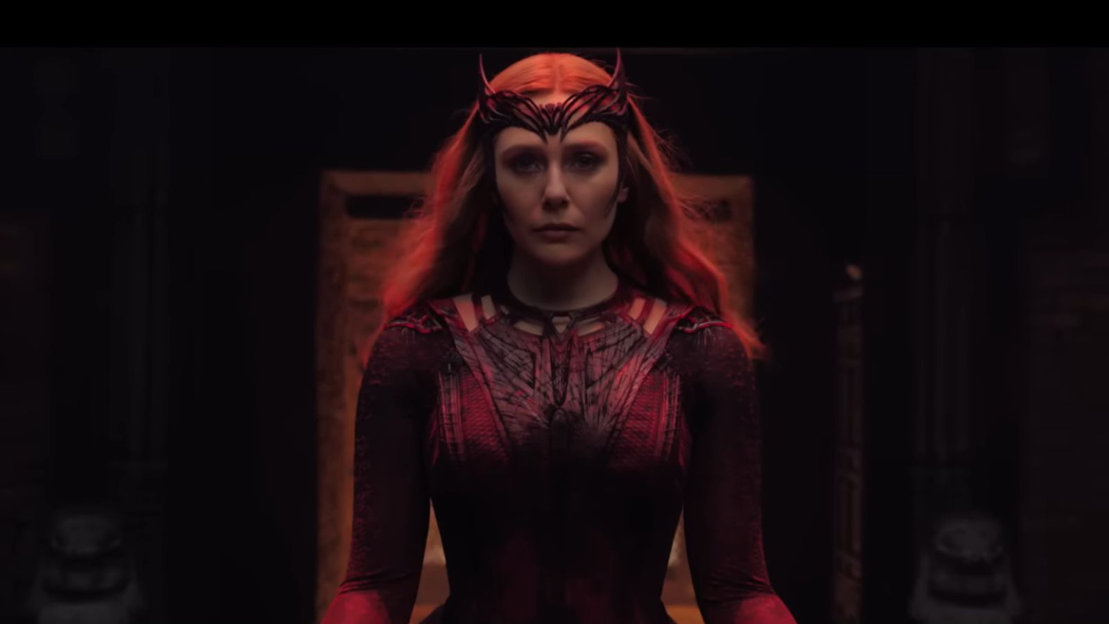 Elizabeth Olsen as Wanda (Image via Youtube @/Marvel Entertainment)