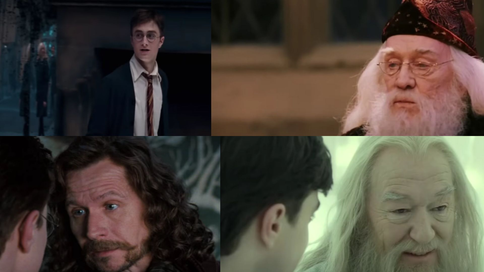 Harry Potter, Dumbledore, Sirius Black | Image Via: Warner Bros. Pictures