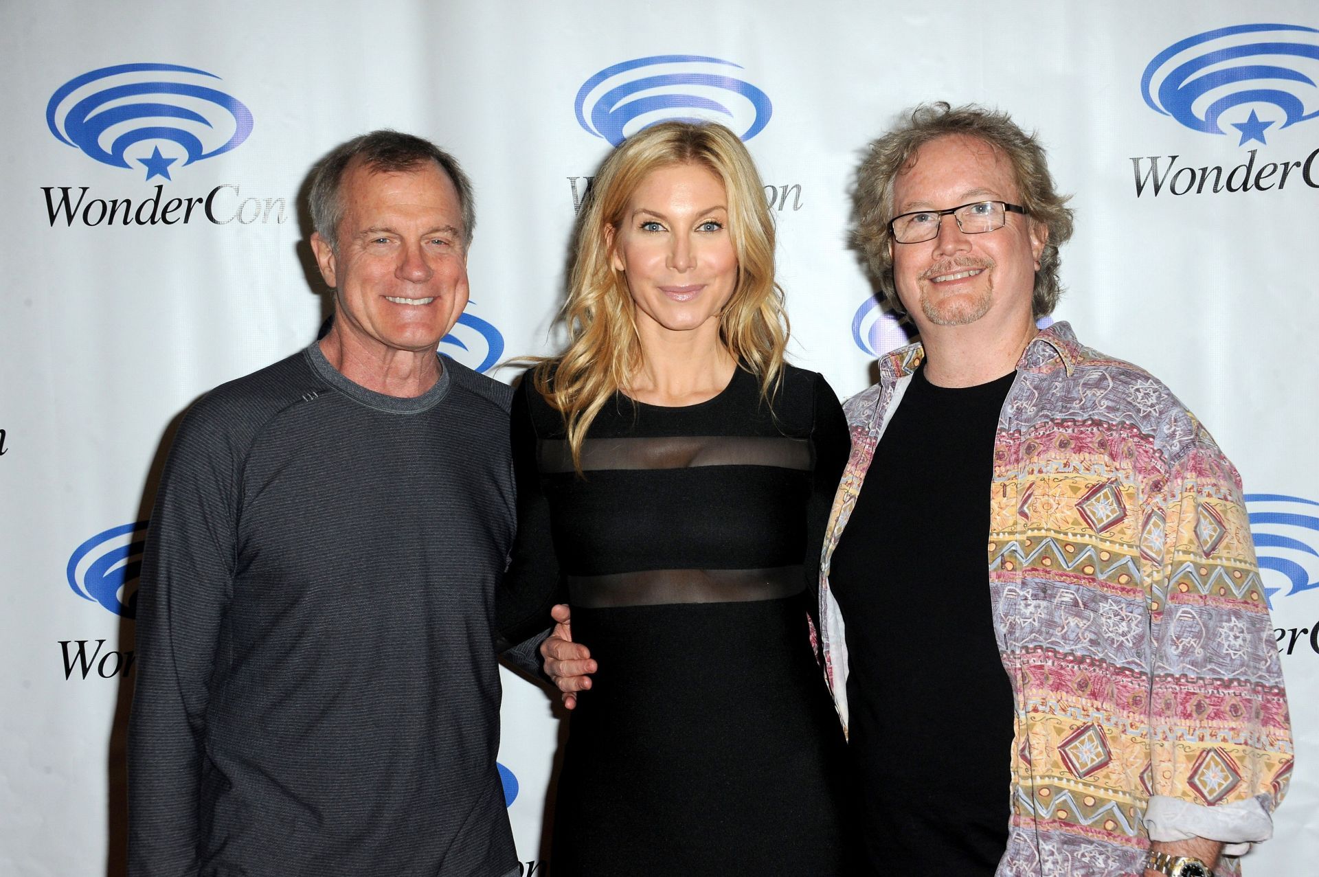 Actors Stephen Collins, Elizabeth Mitchell and writer Rockne S. O&#039;Bannon attend WonderCon Anaheim 2014 - Day 1 - Source: Getty Photographer: Albert L. Ortega