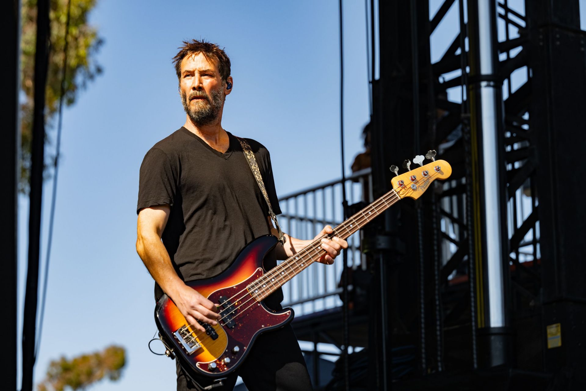 Keanu Reeves at the 2024 Ohana Music Festival (Source: Getty)