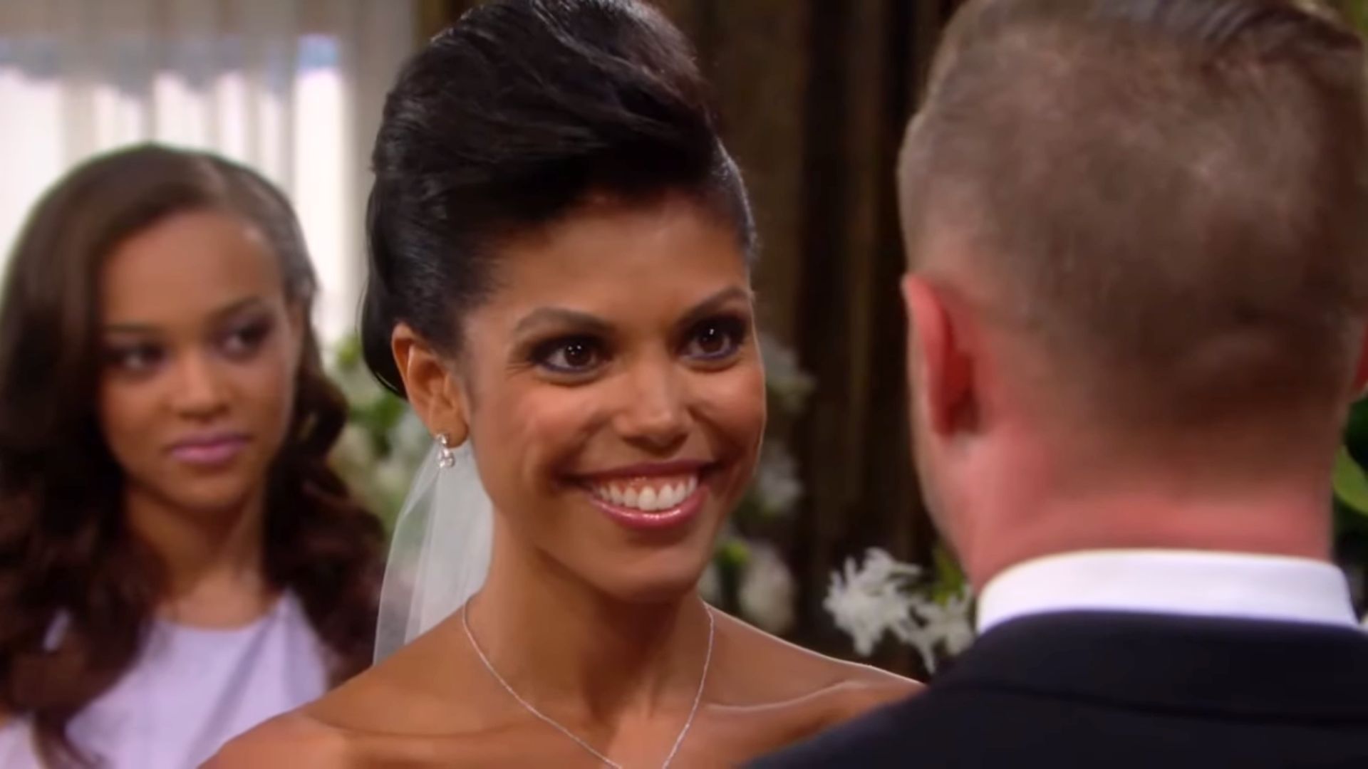 Karla Mosley in The Bold and the Beautiful | Image via Bell-Phillip Television Productions Inc.