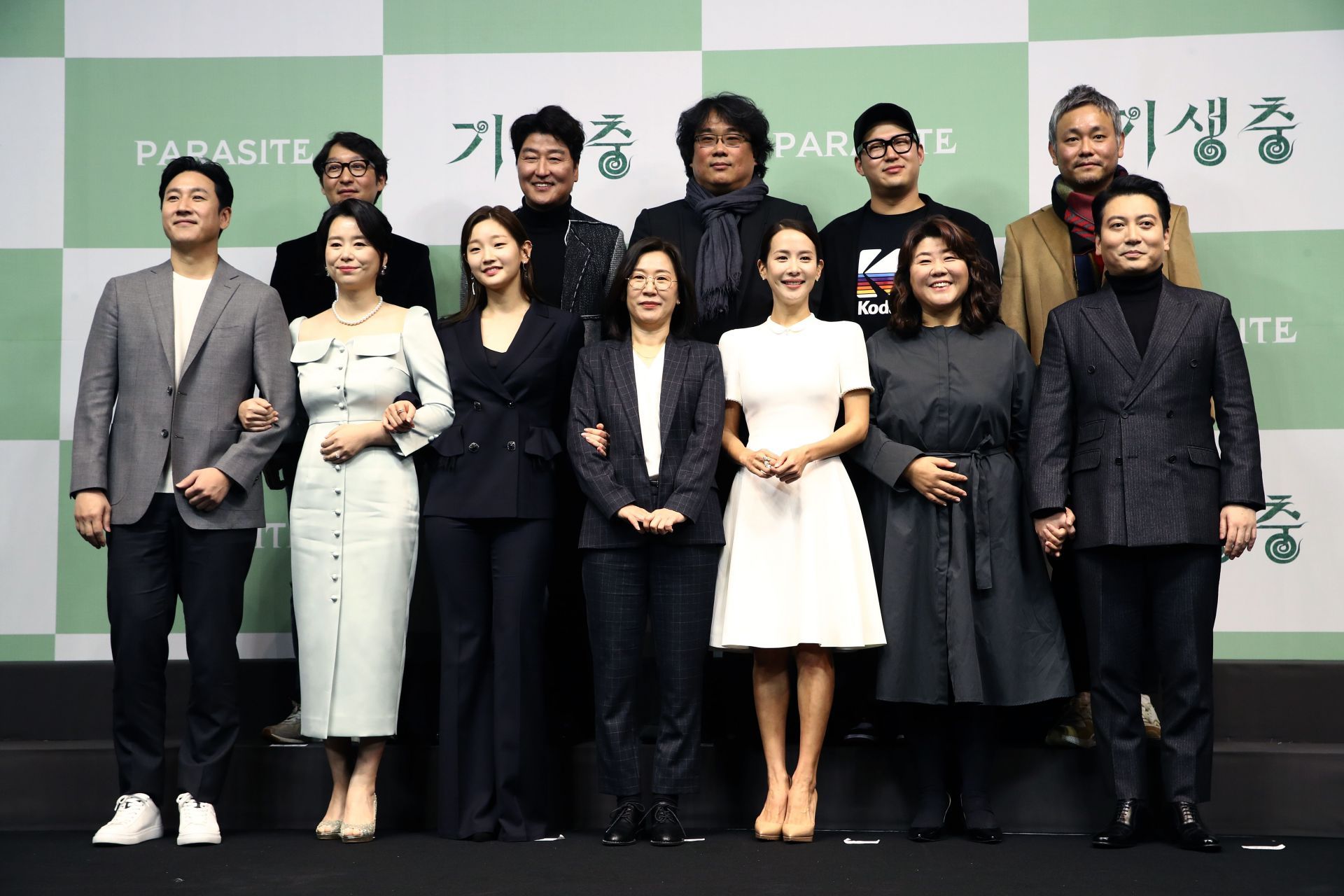 &#039;Parasite&#039; Cast And Crew Hold Press Conference In Seoul - Source: Getty