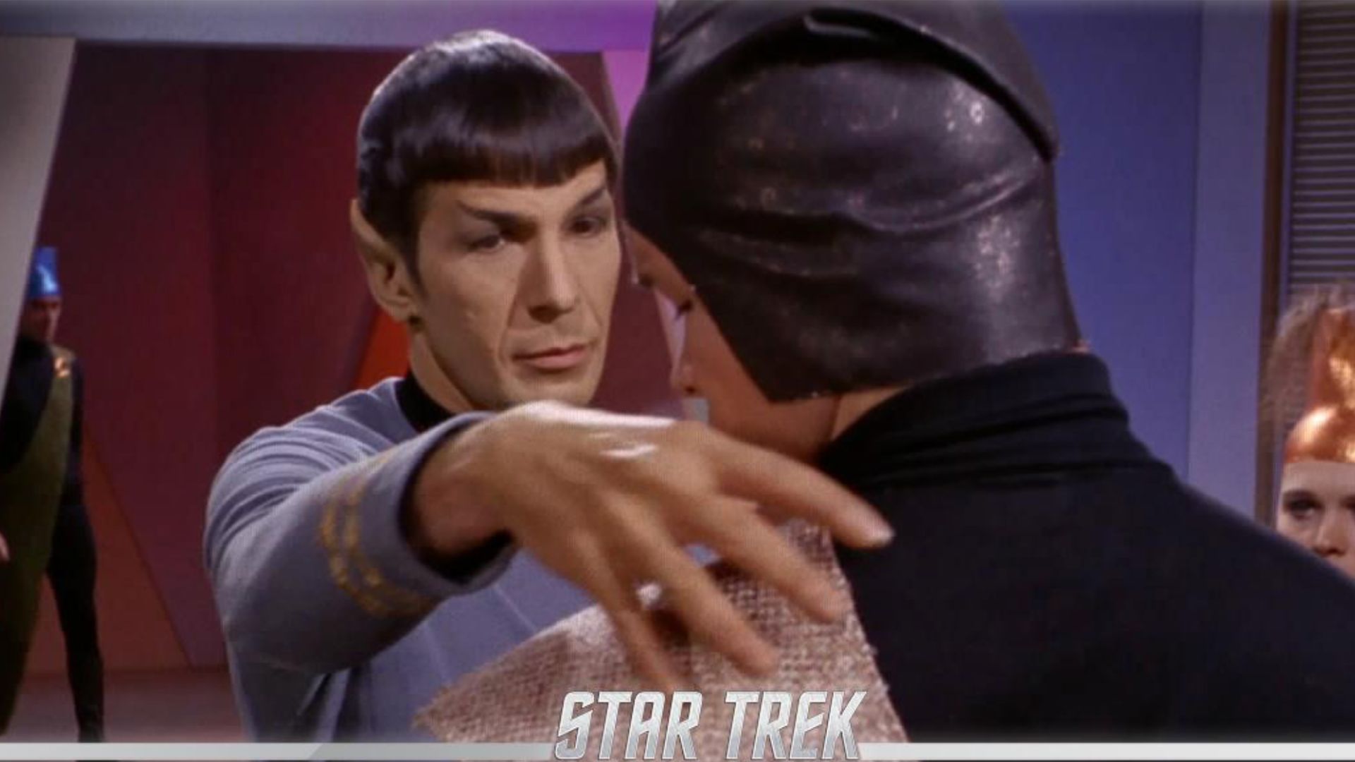 Mr.Spock&rsquo;s uses Vulcan Nerve Pinch to immobilize enemies in Star Trek (Image via Star Trek X)