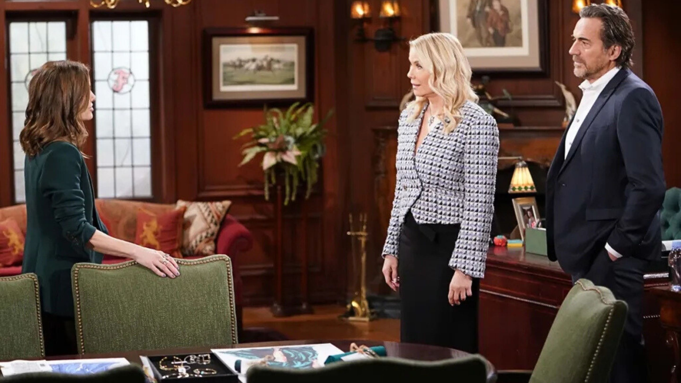 The Bold and the Beautiful: Brooke, Taylor and Ridge | Image Source: CBS