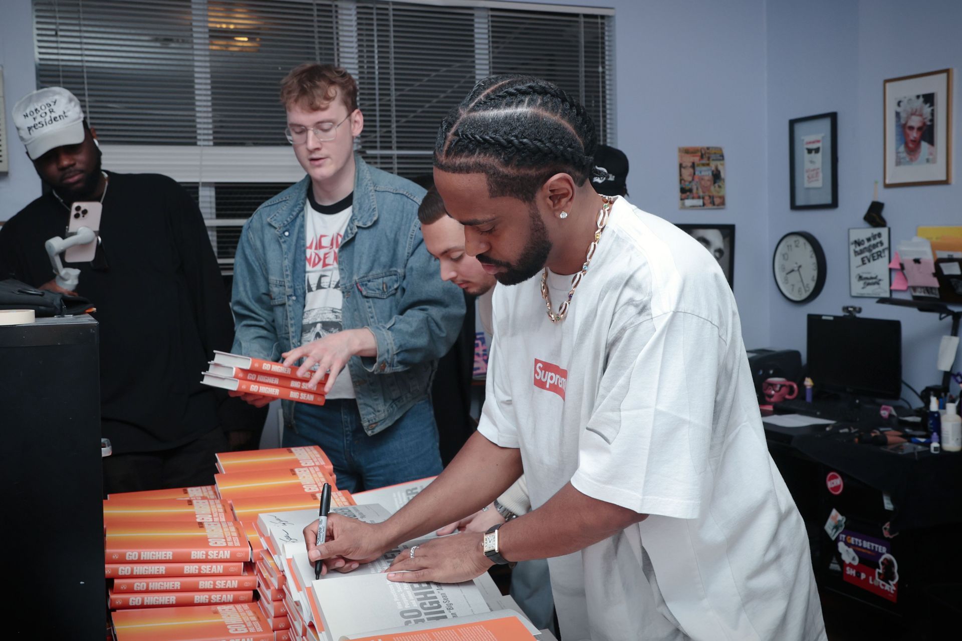 Big Sean Signs Copies Of His New Book &quot;Go Higher: Five Practices For Purpose, Success, And Inner Peace&quot; - Source: Getty