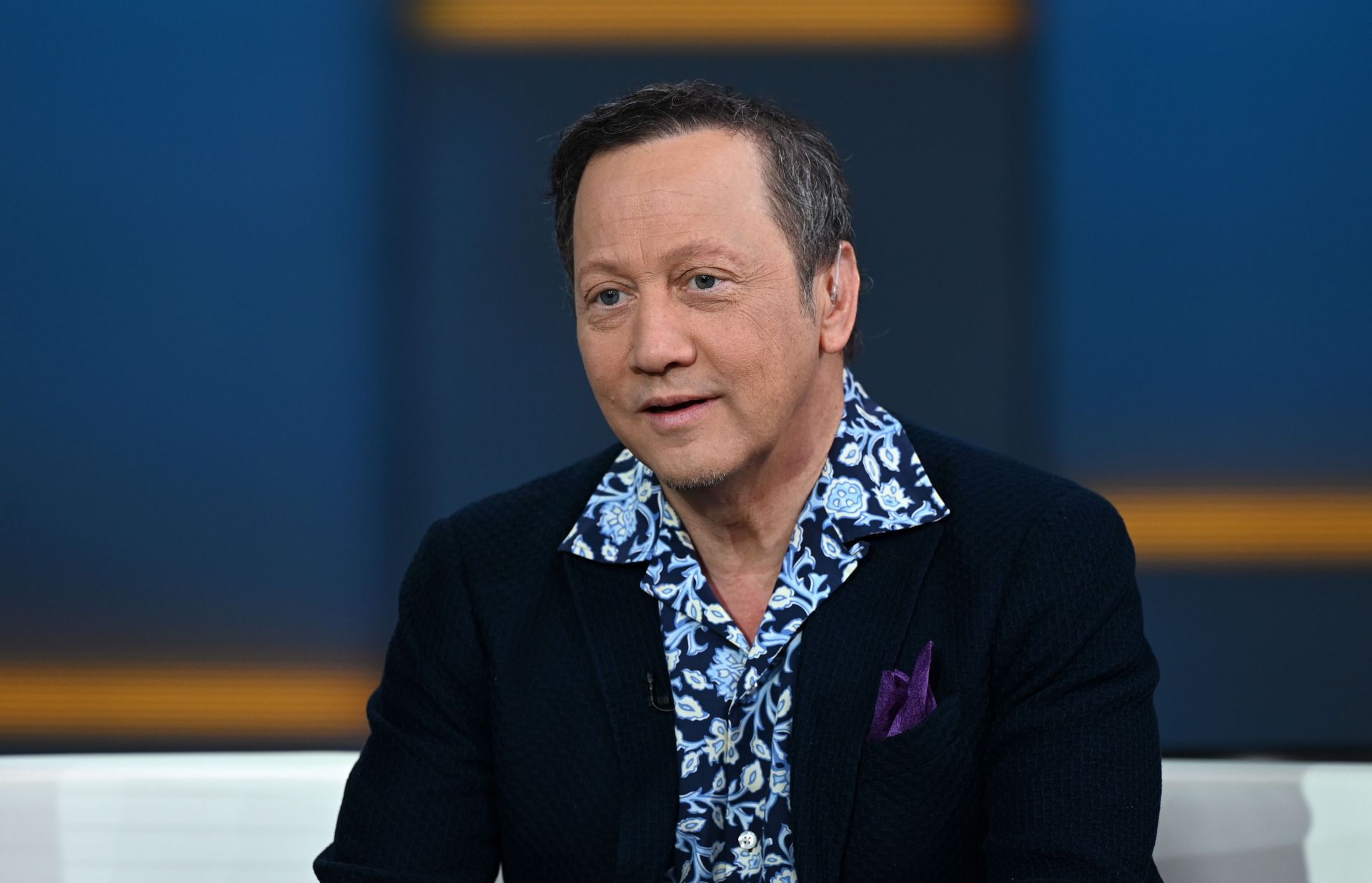 Rob Schneider Visits &quot;Fox &amp; Friends&quot; - Source: Getty