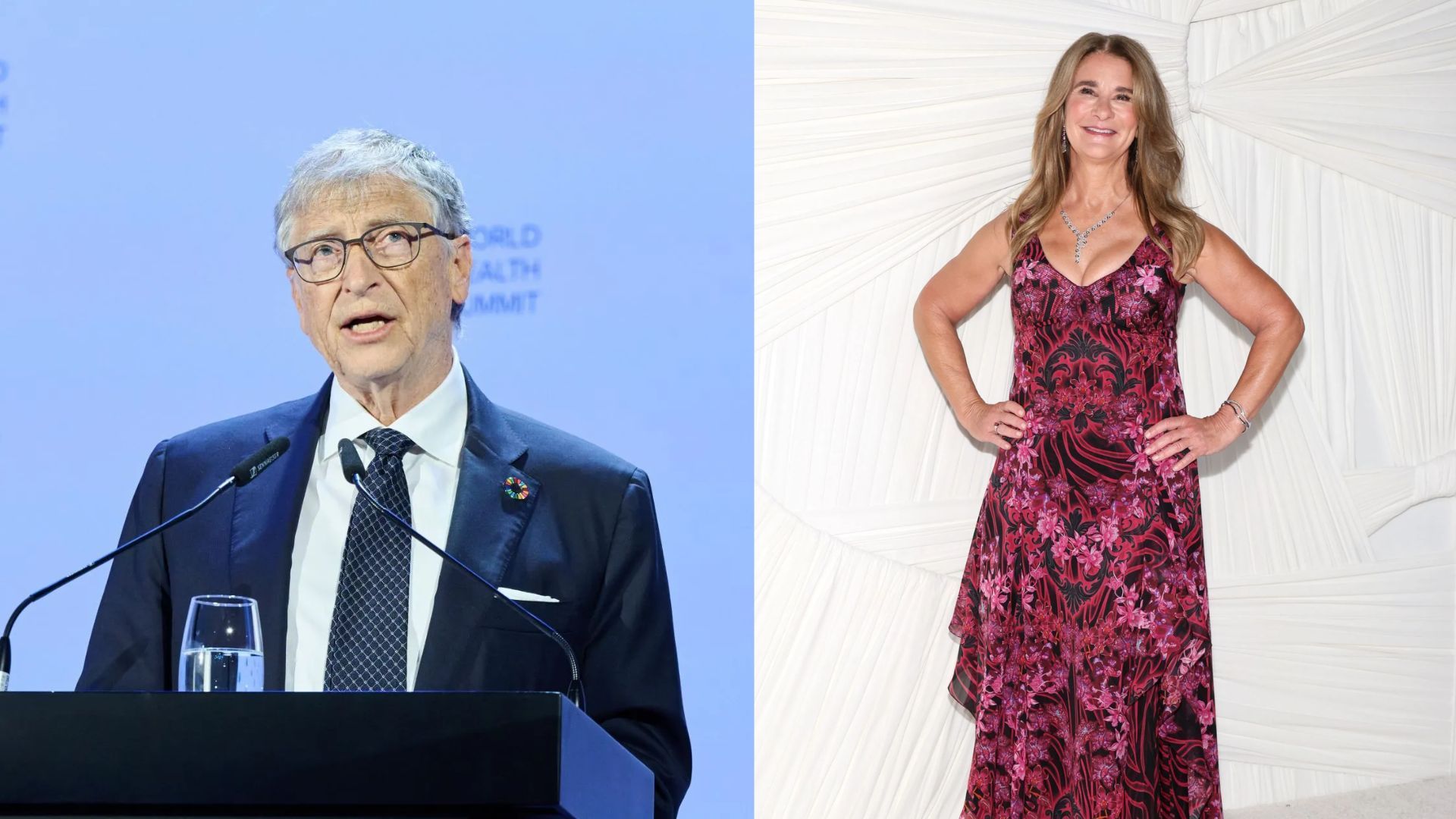 Bill Gates &amp; Melinda Gates - Source: Photo by Annette Riedl/picture alliance via Getty Images, Photo by Dia Dipasupil/Getty Images