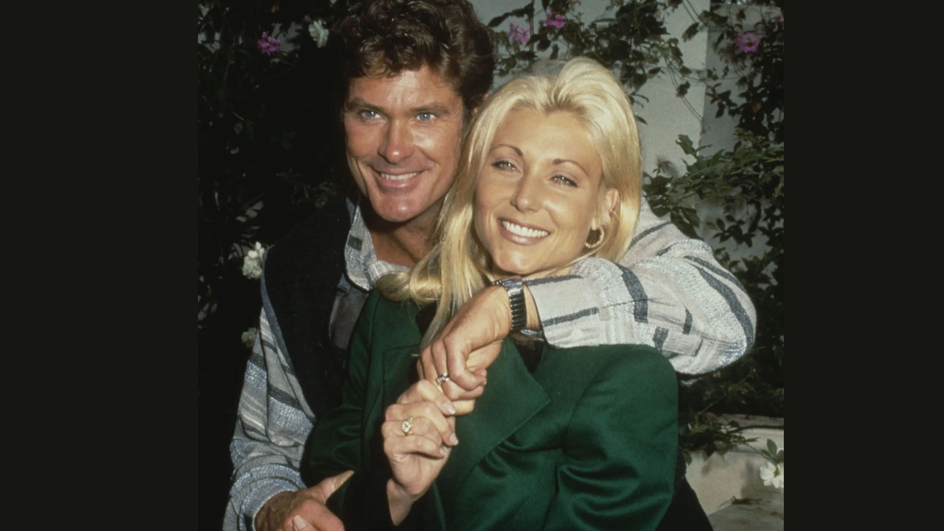 David Hasselhoff and his wife, Pamela Bach (Source: Getty)