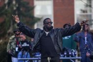 Sean Combs performing at Howard University's Yardfest on October 20, 2023. (Image via Getty)