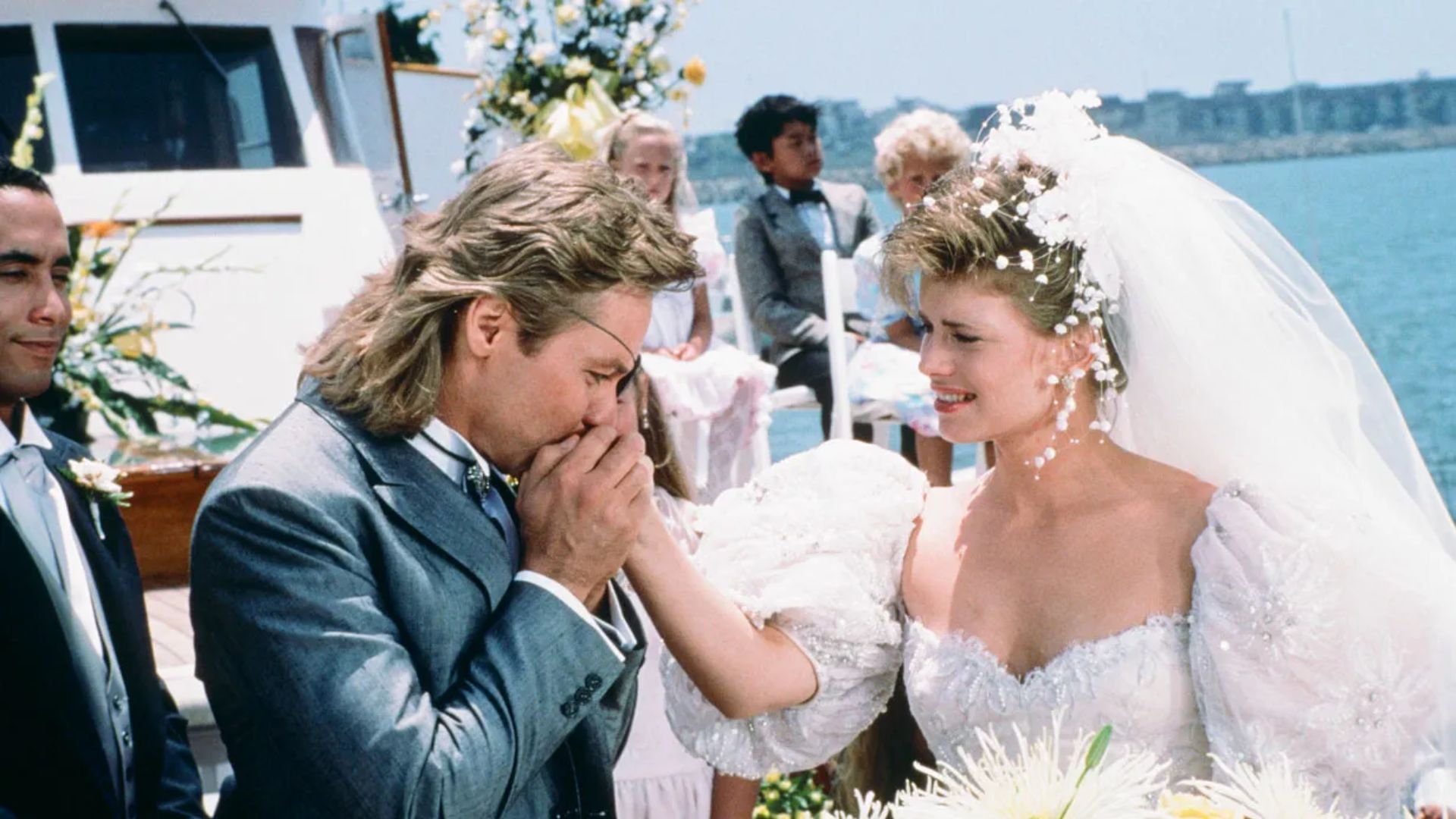 Steve Johnson and Kayla Brady&#039;s magical wedding | Image via Peacock TV