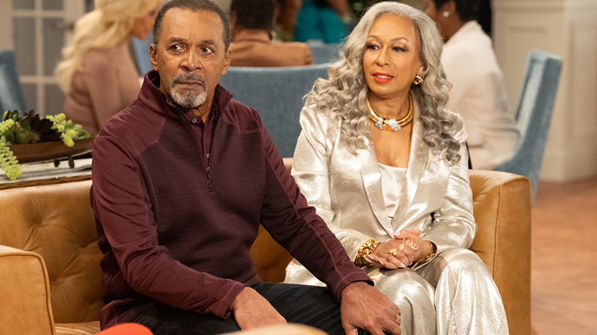 Clifton Davis and Tamara Tunie from Beyond the Gates | Image via Prime Video