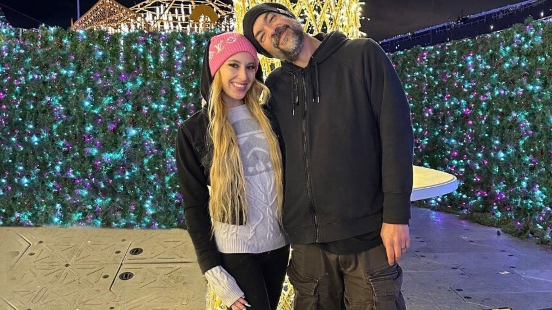 Aaron Goodwin with his wife Victoria (Image via Instagram/@thereal.victoriag)