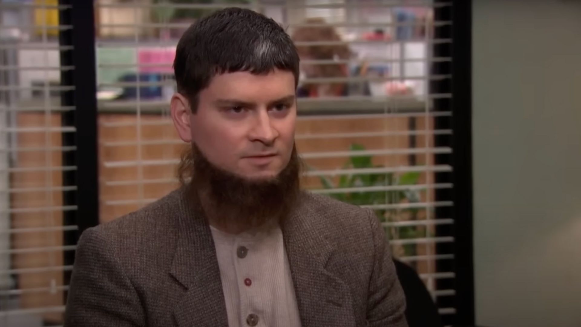 Michael Schur plays the role of Mose in The Office (Image via YouTube/The Office)