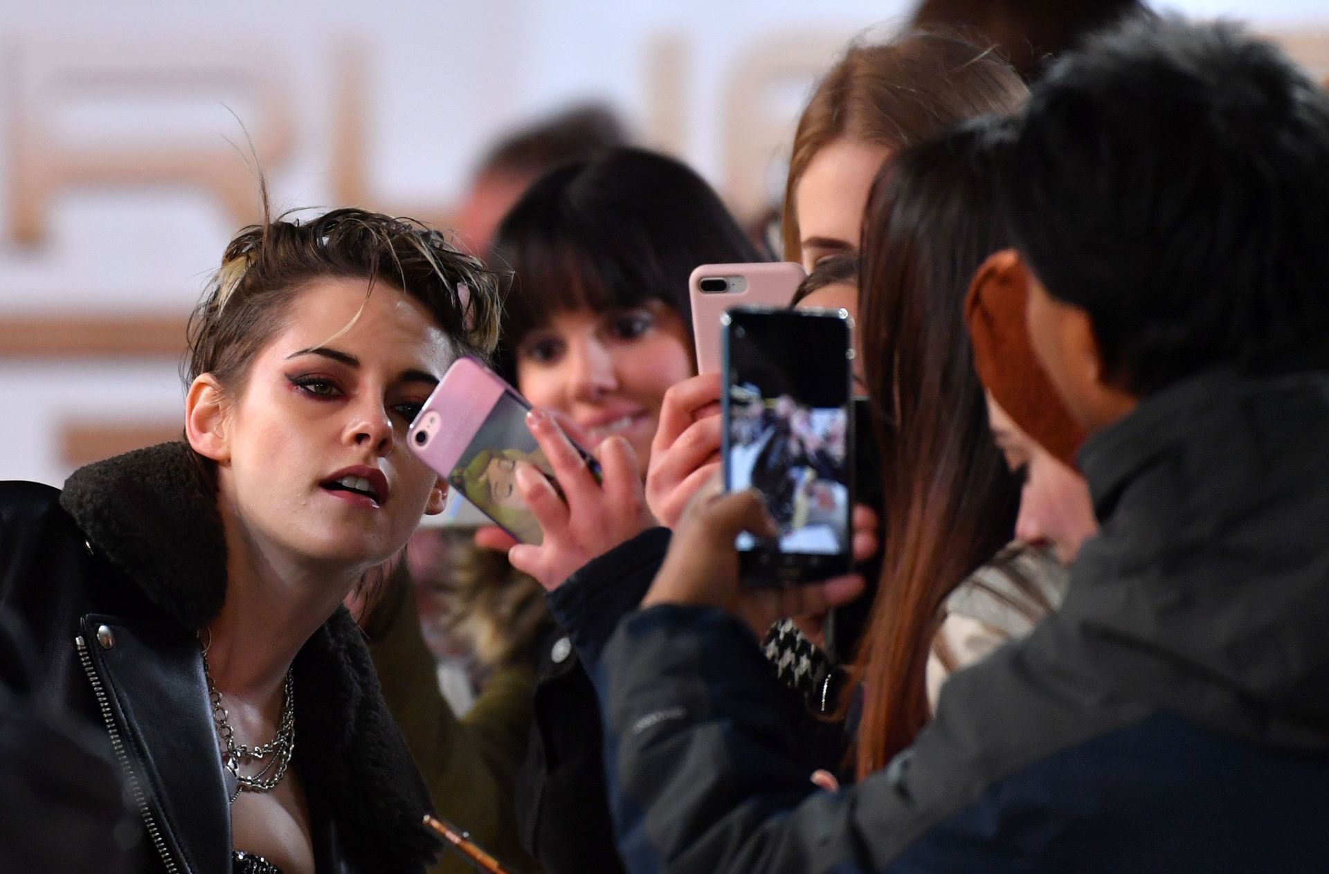 Kristen Stewart (Sabina Wilson) attends the &quot;Charlies Angels&quot; UK Premiere at The Curzon Mayfair | Image via: Getty