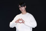 Bodyfriend brand ambassador, actor and singer Cha Eun-Woo poses for media during a global healthcare company, the Bodyfriend massage chair 'Medical Pharaoh' launch event on September 07, 2024 in Seoul, South Korea.| Image via: Getty