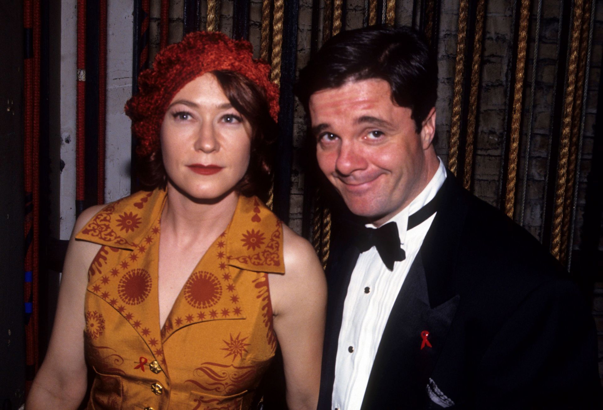 Anne Magnuson &amp; Nathan Lane - Source: Getty