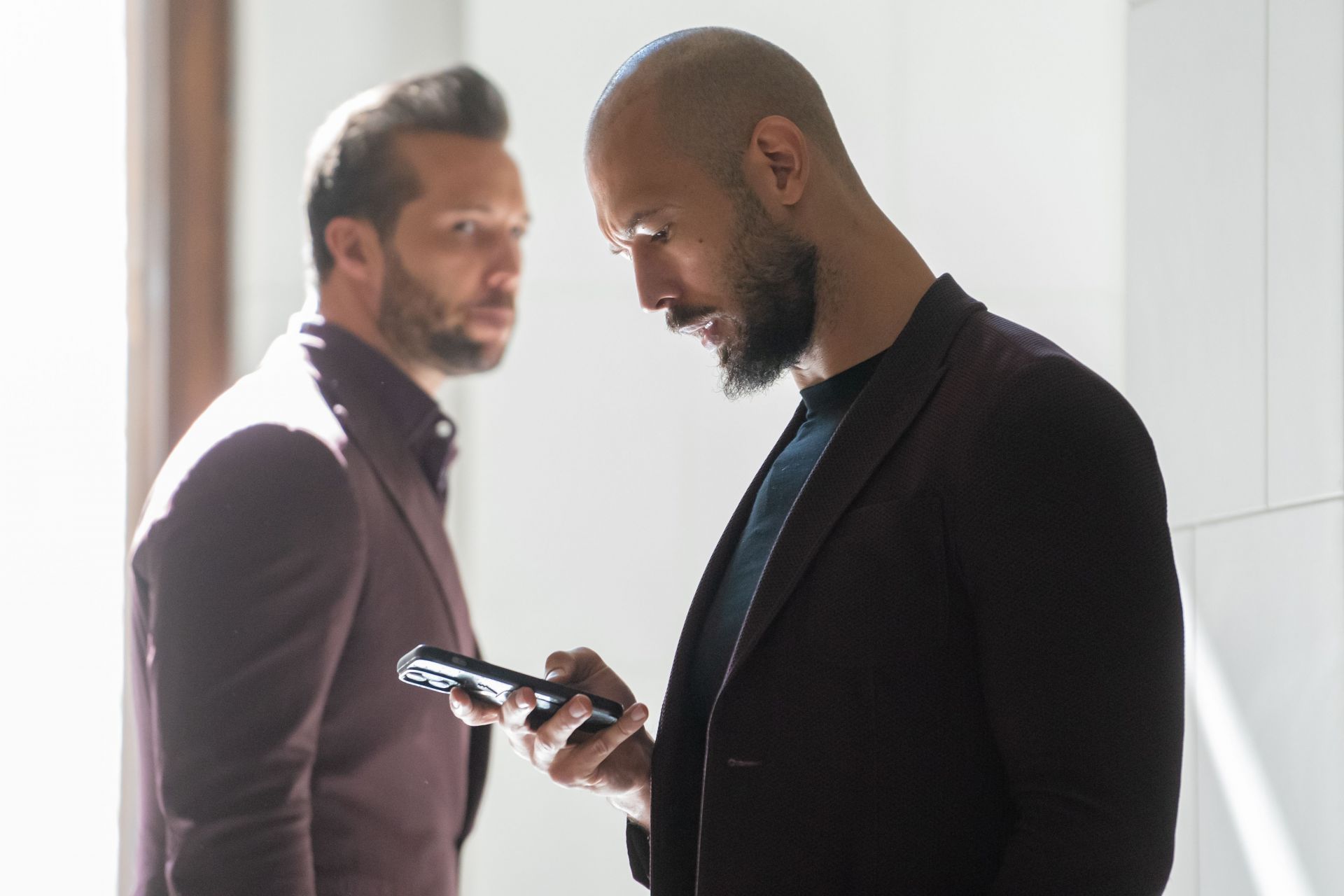 Andrew And Tristan Tate Appear At Bucharest Court Of Appeal - Source: Getty Adolescence Netflix / Source: Twitter (@NetflixUK)