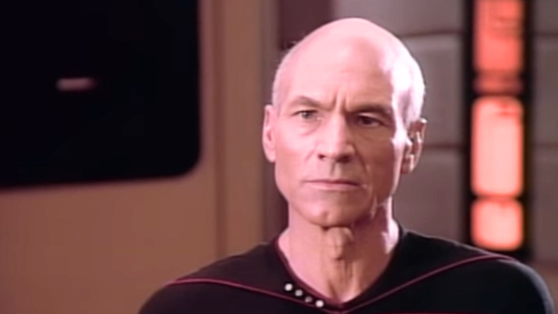 Patrick Stewart in Star Trek: The Next Generation | Image via Paramount Television