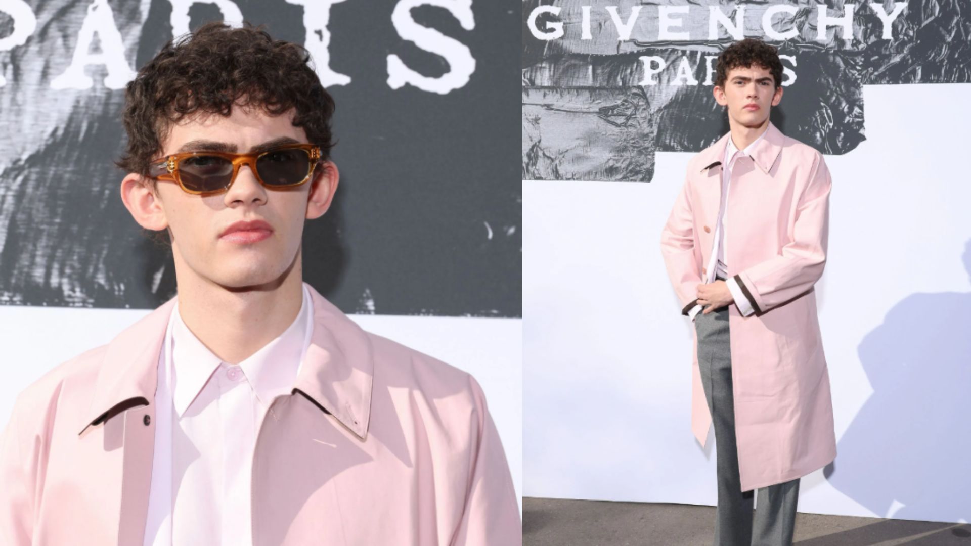 Joe Locke for Givenchy Womenswear Paris Fall 2025/26 show (Image via Getty)