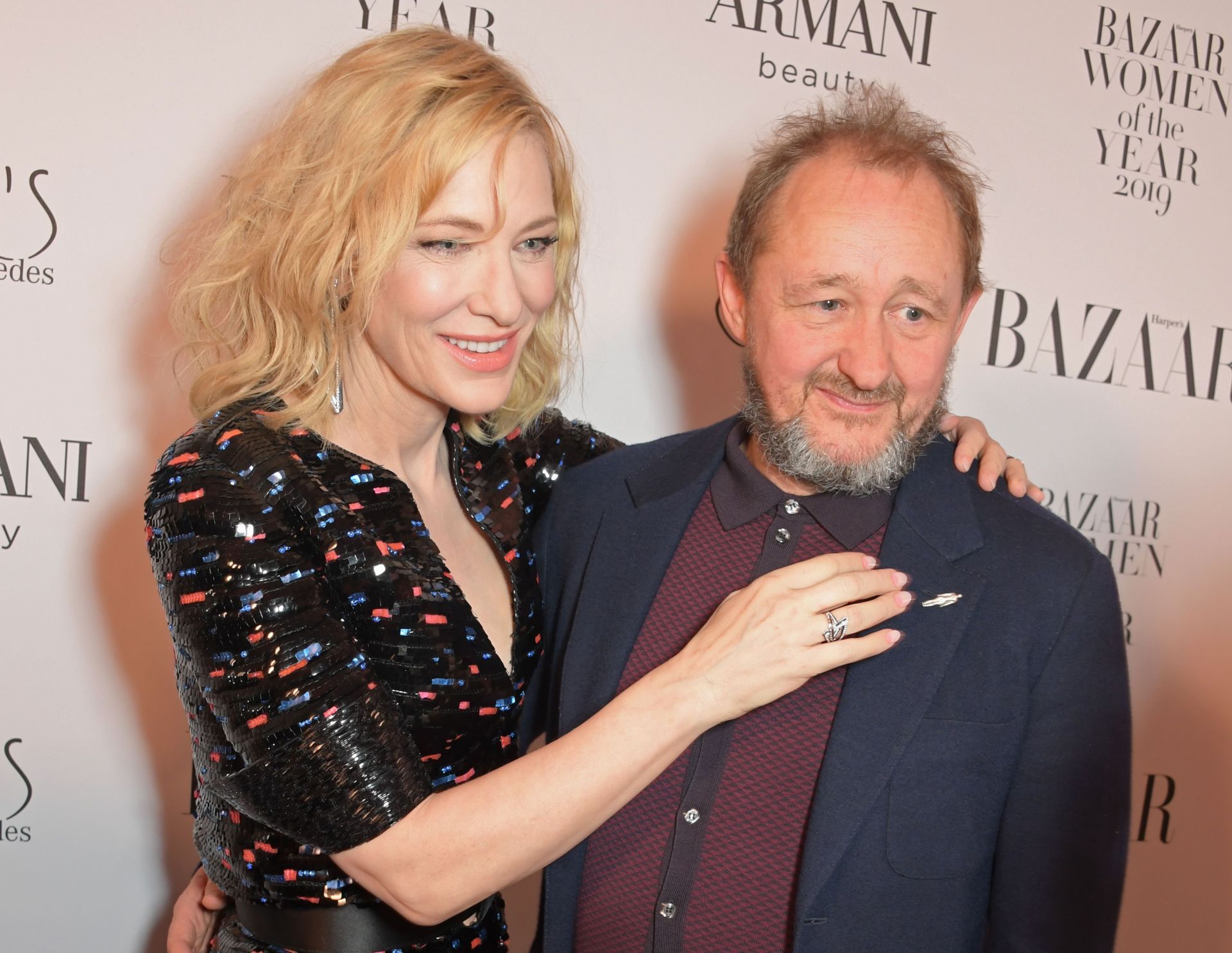 Cate Blanchett and Andrew Upton at Harper&#039;s Bazaar Women of the Year 2019 (Image via Getty)