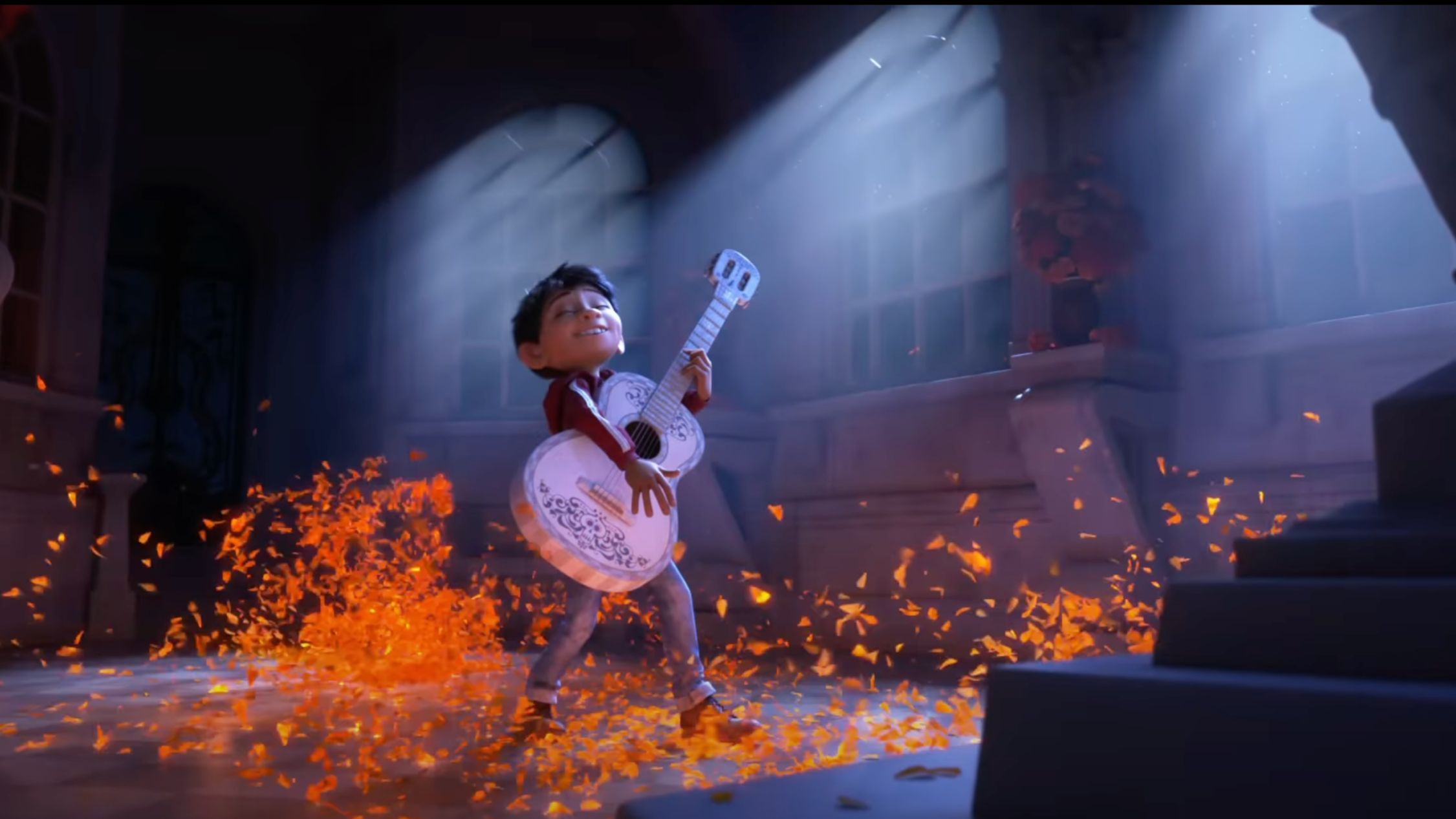 A still from Coco, from Disney and Pixar (Image via YouTube/@pixar)