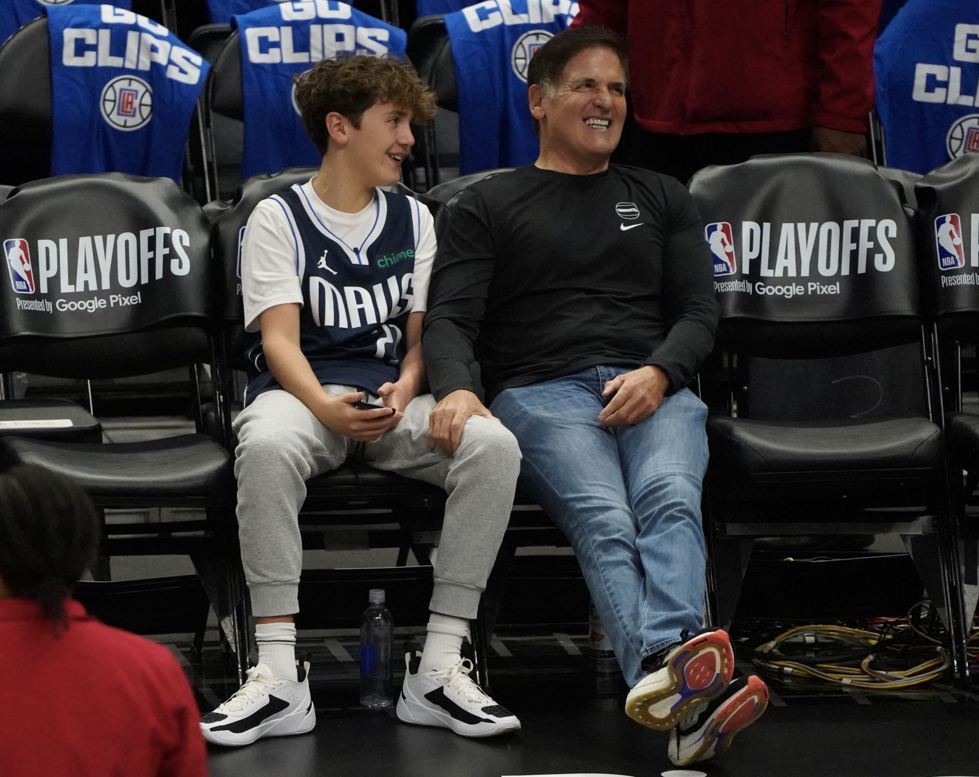 Celebrities At The Los Angeles Clippers Game - Source: Getty