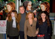 Stephen Collins with his family and former wife Faye Grant in 2007. (Image via Getty)
