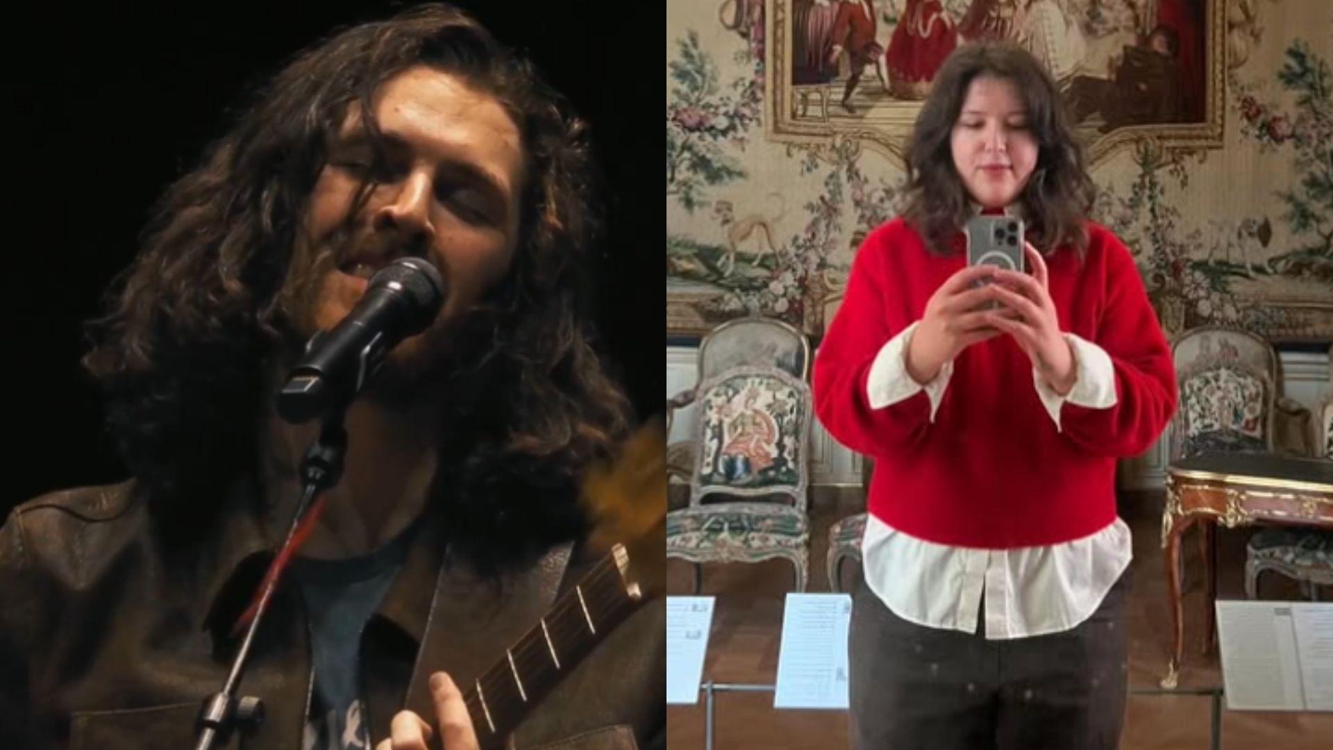 Lucy Dacus announces collaboration with Hozier on &quot;Bullseye&quot; (Images via Instagram/@hozier and @lucydacus)