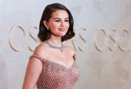 Selena Gomez poses at the 97th Annual Academy Awards. (Photo by Frazer Harrison/WireImage)