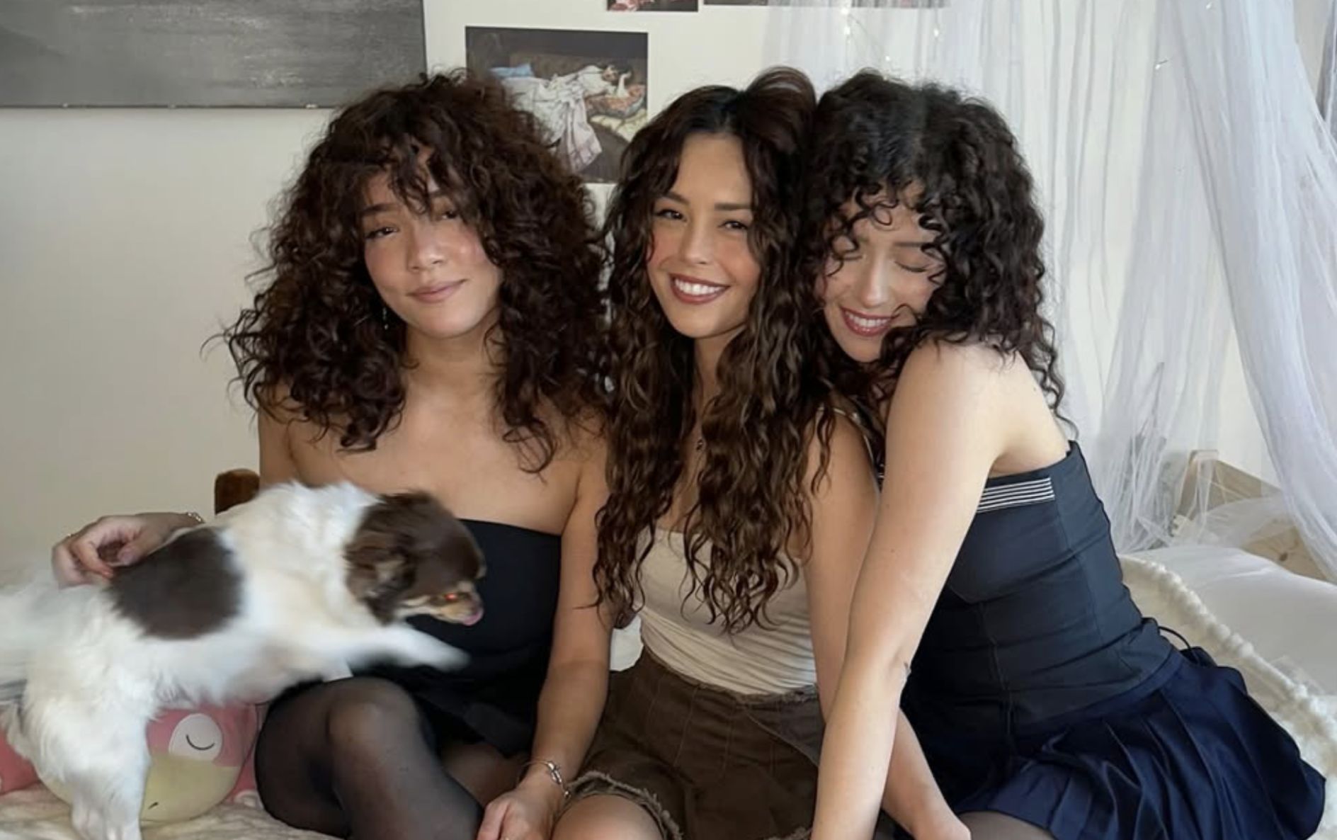 (From left to right) Streamers Cinna, Valkyrae, and Pokimane (Image via Instagram/@valkyrae)