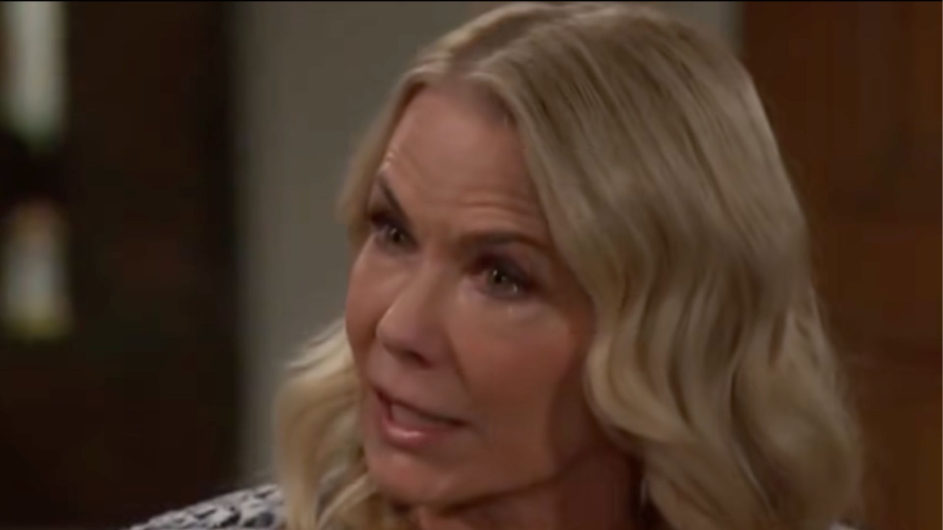 Brooke implores Hope on The Bold and the Beautiful | Image: CBS