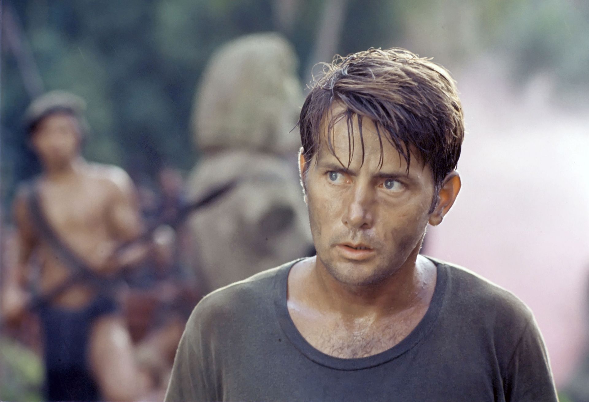 Martin Sheen on the set of Apocalypse Now (Image Source: Getty)