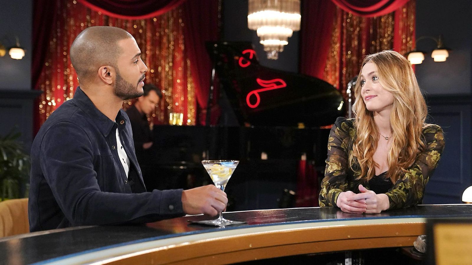 Holden and Claire shared some conversation - Image source: CBS